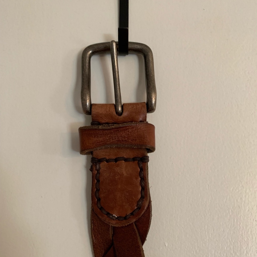Braided Abercrombie leather belt